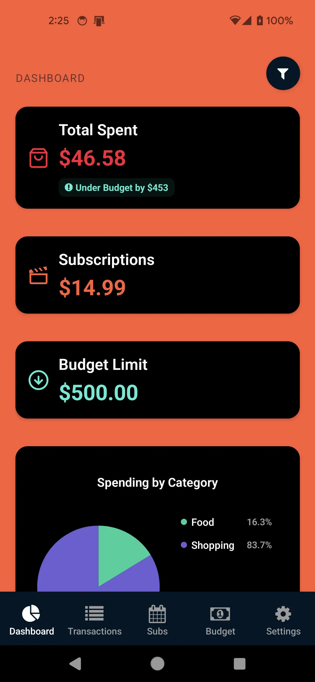 Budget System Lite preview
