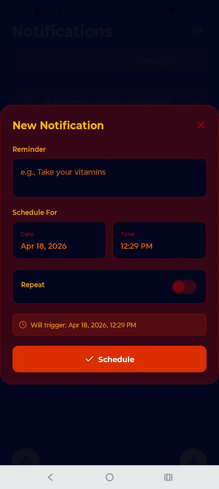Notifications Lite screenshot
